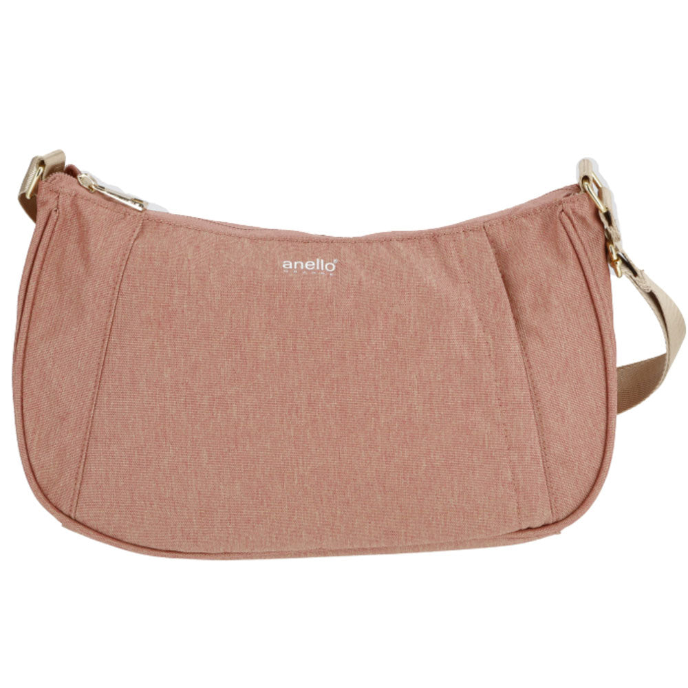 アネログランデ anello GRANDE anello GRANDE アネログランデ 両面撥水杢ポリGL ショルダー GT-T0474,PBE.ピンクベージュ