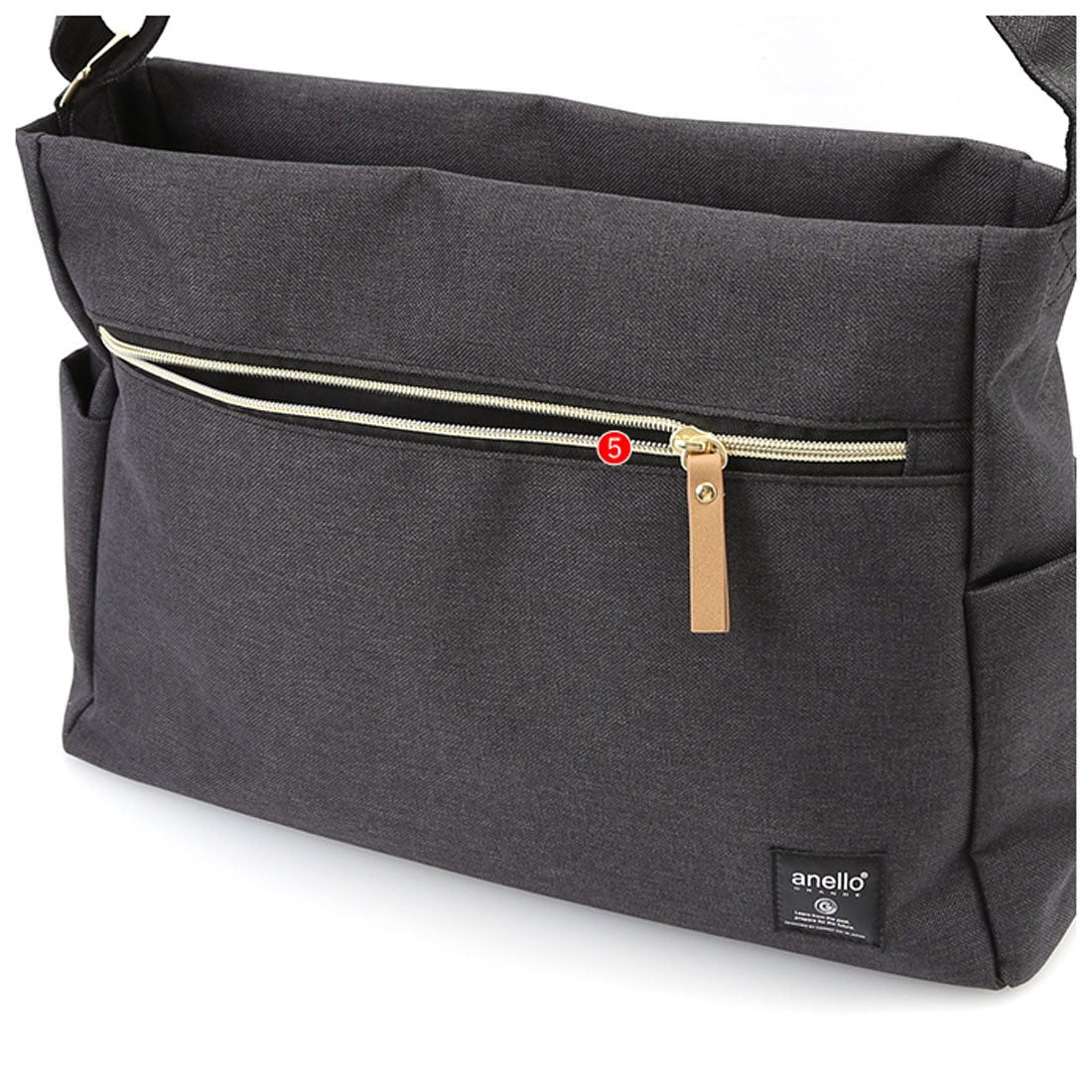 アネログランデ anello GRANDE クラシック杢ポリCLP10ポケットショルダー GT-H2522 (MGR.ミントグリーン) MGR.ミントグリーン