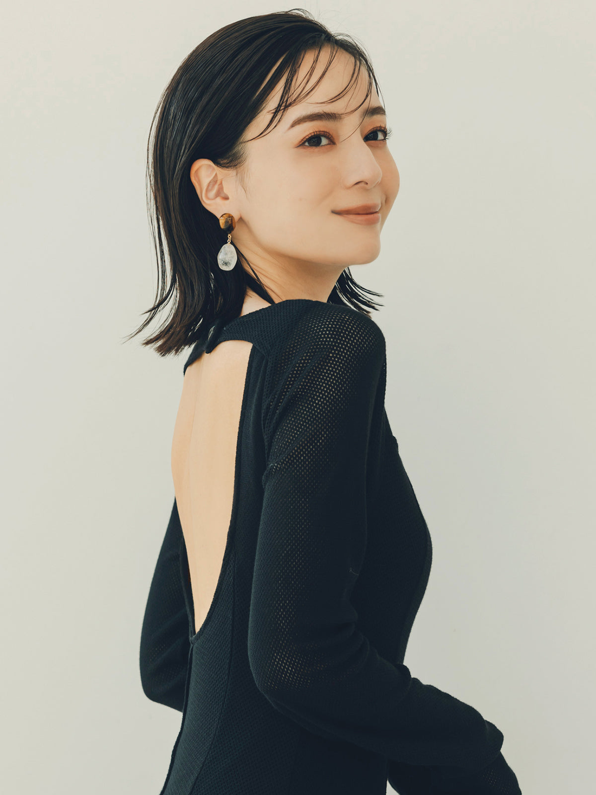 anuans anuans 石頭造型耳環