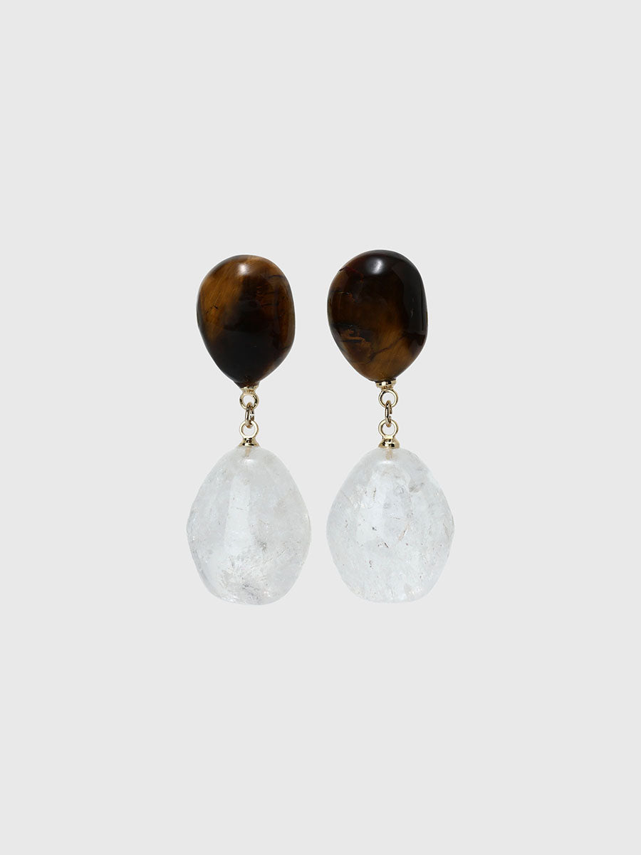 anuans anuans 石頭造型耳環