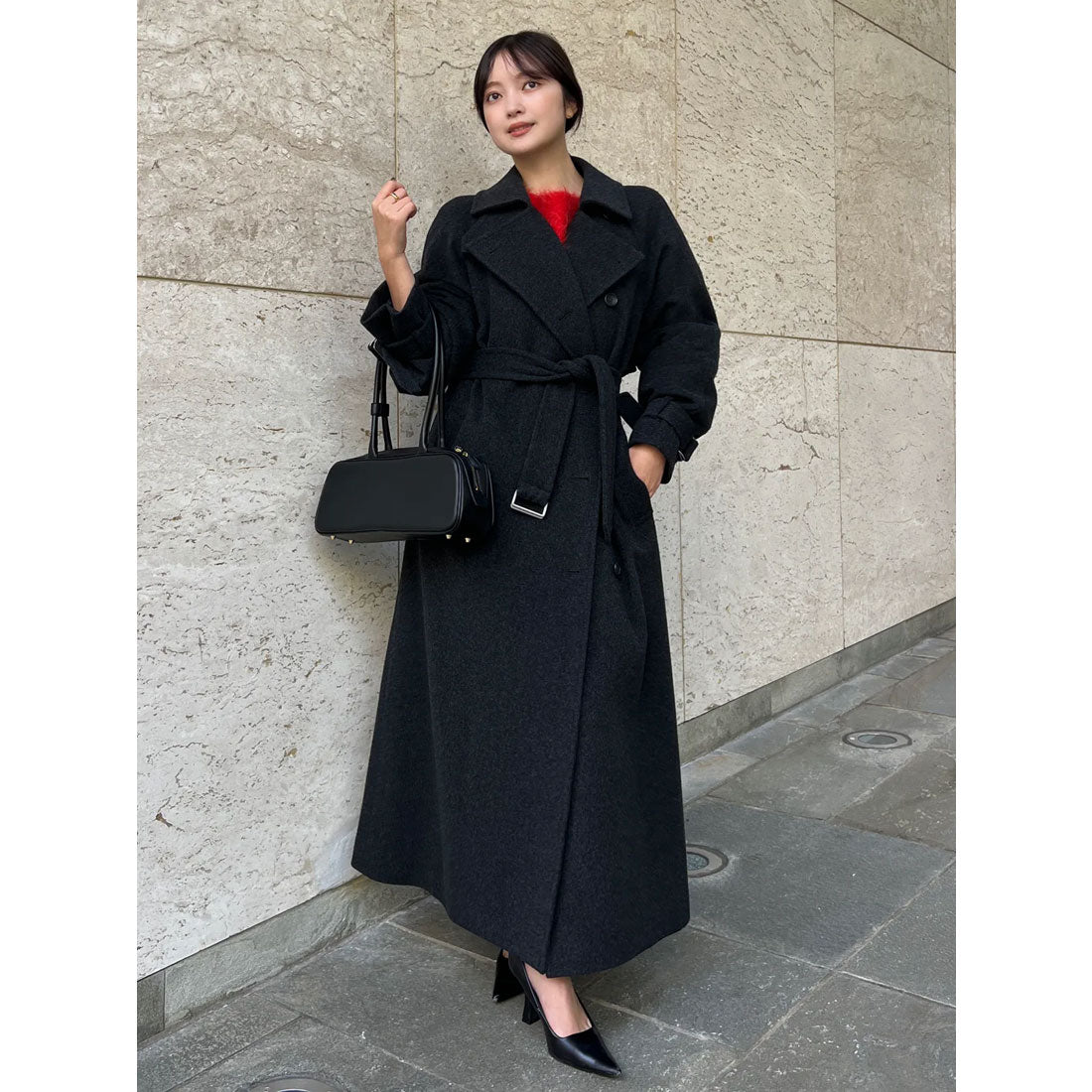 anuans wool trench coat