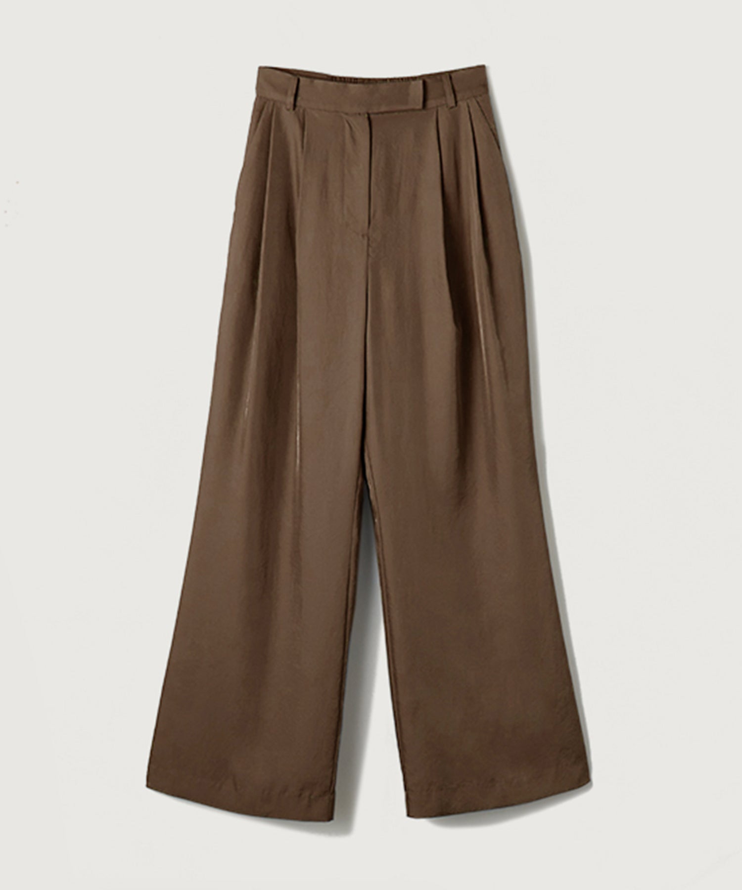 anuans anuans 兩條褶鬆身斜紋褲