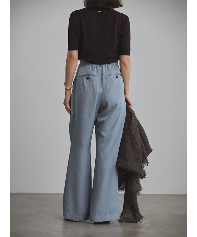 anuans anuans 兩條褶鬆身斜紋褲