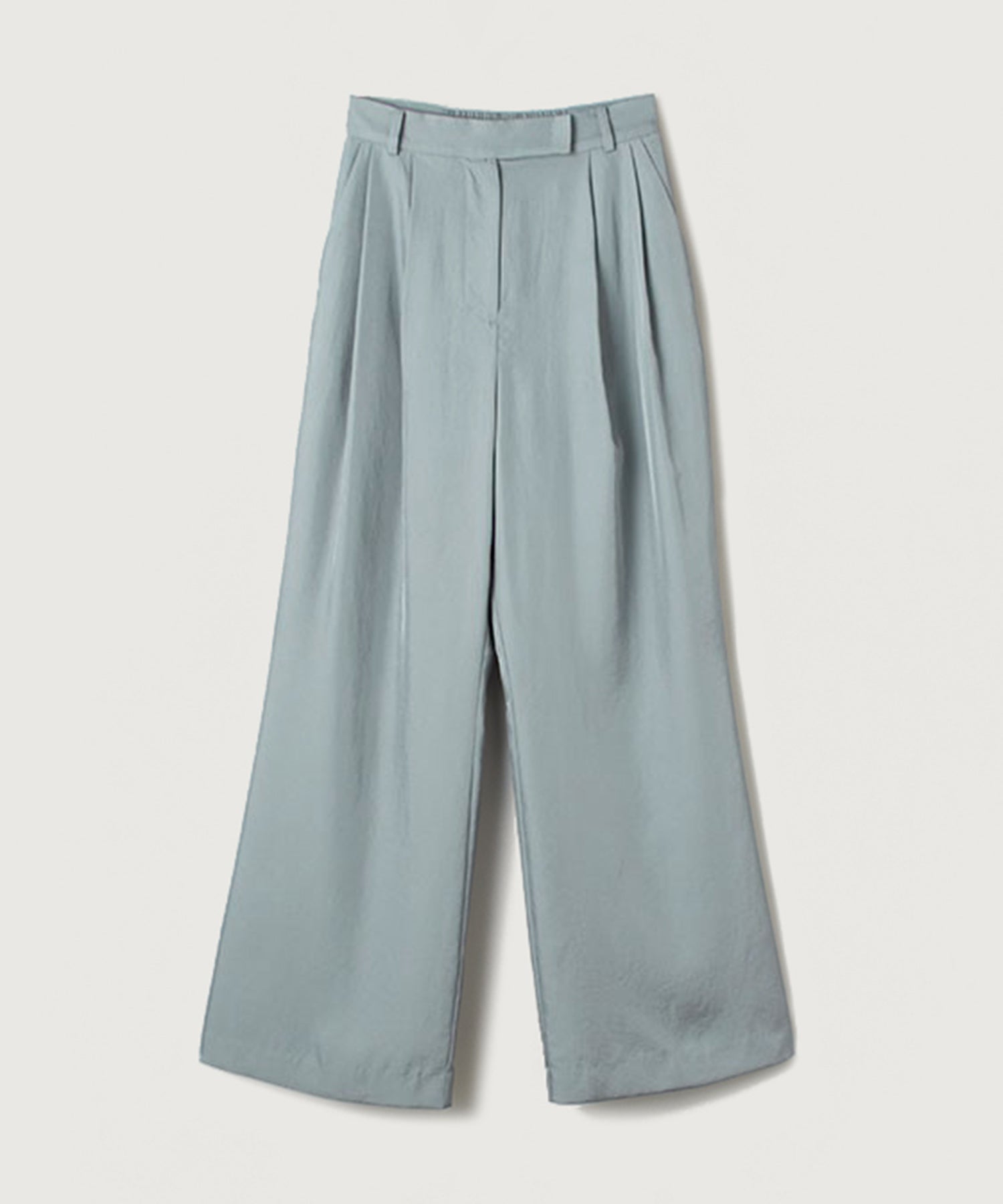 anuans anuans 兩條褶鬆身斜紋褲