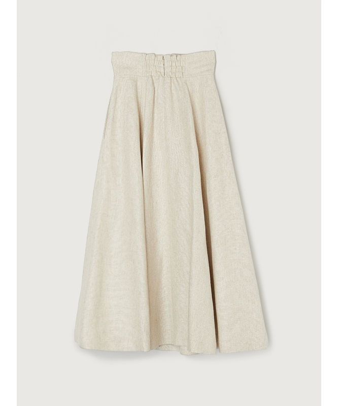 アニュアンス anuans リネンサーキュラースカート (BEIGE) BEIGE
