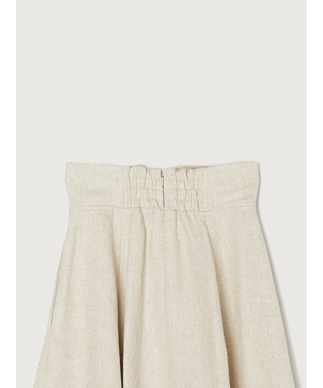 アニュアンス anuans リネンサーキュラースカート (BEIGE) BEIGE