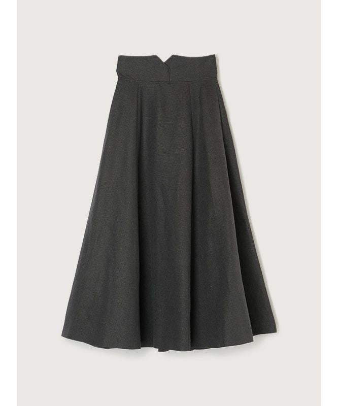 アニュアンス anuans リネンサーキュラースカート (CHARCOALGREY) CHARCOALGREY
