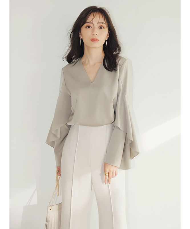 anuans Anuans Double Cross Pintax Slit Pants