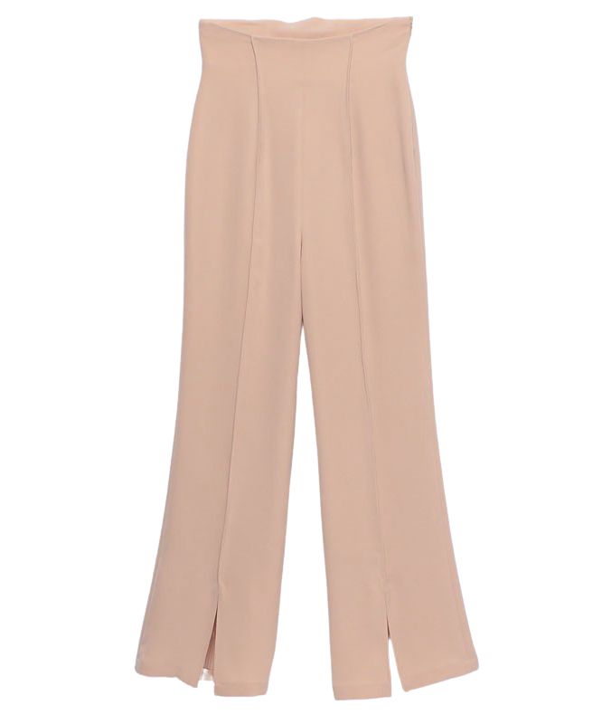 anuans Anuans Double Cross Pintax Slit Pants