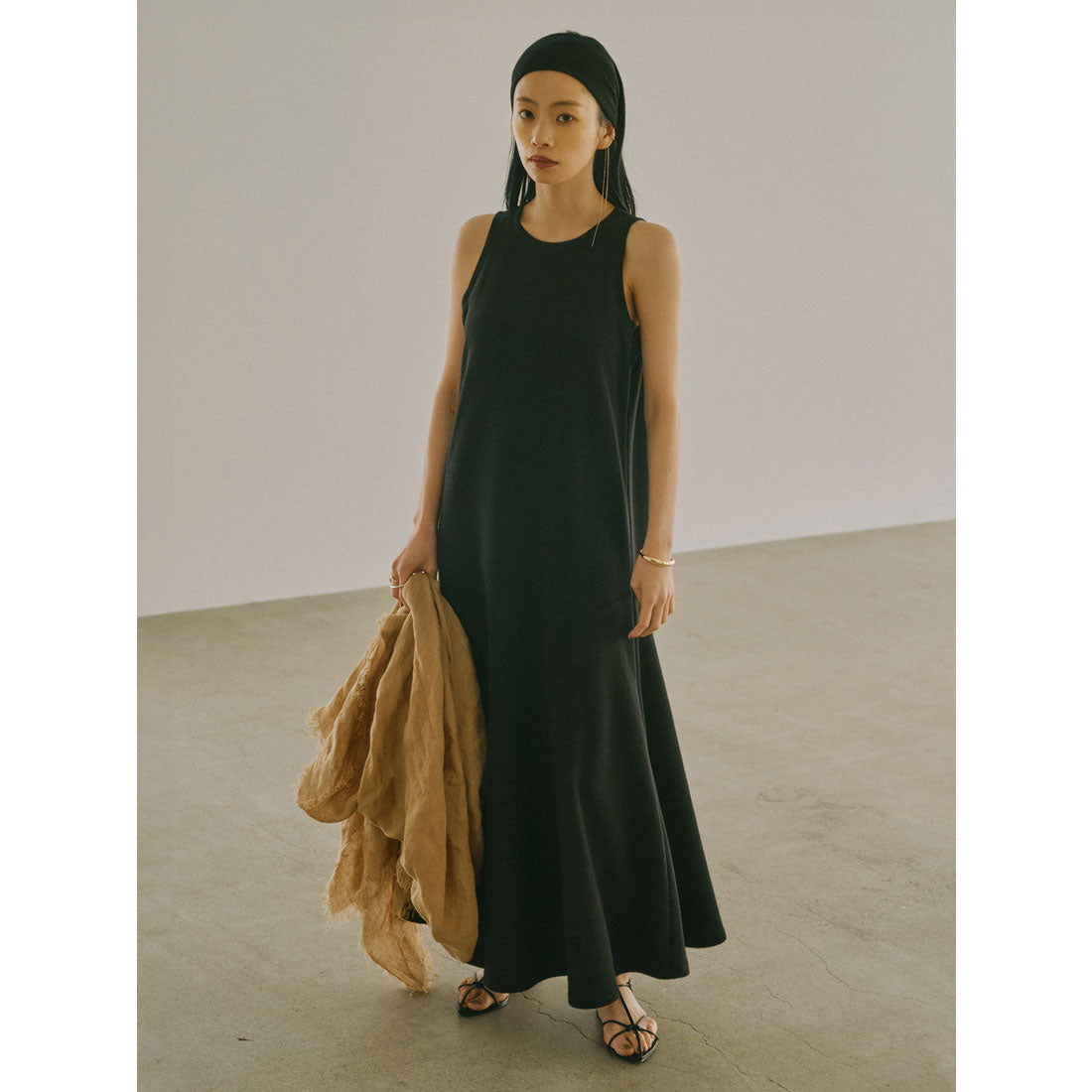 アニュアンス anuans テクスチャーカットワンピース (WHITE) WHITE