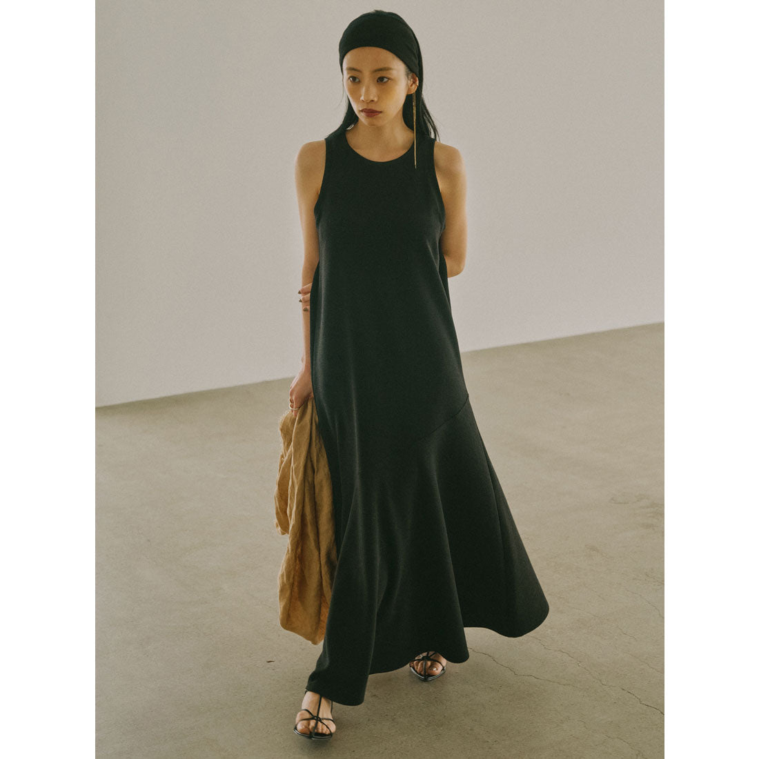 アニュアンス anuans テクスチャーカットワンピース (WHITE) WHITE