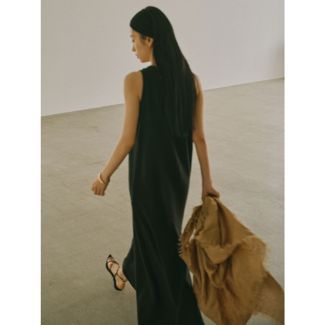 アニュアンス anuans テクスチャーカットワンピース (WHITE) WHITE