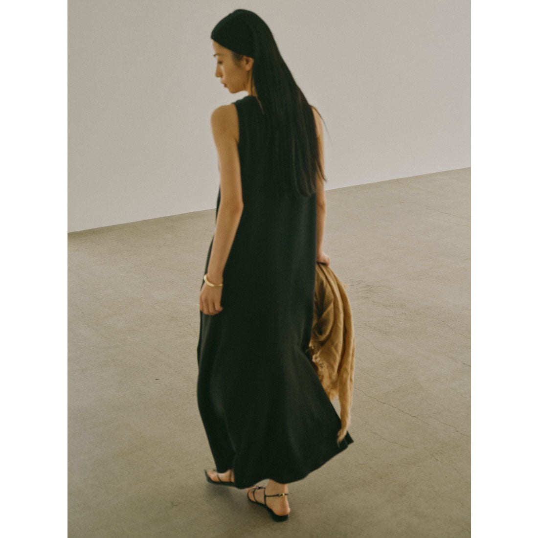 アニュアンス anuans テクスチャーカットワンピース (WHITE) WHITE