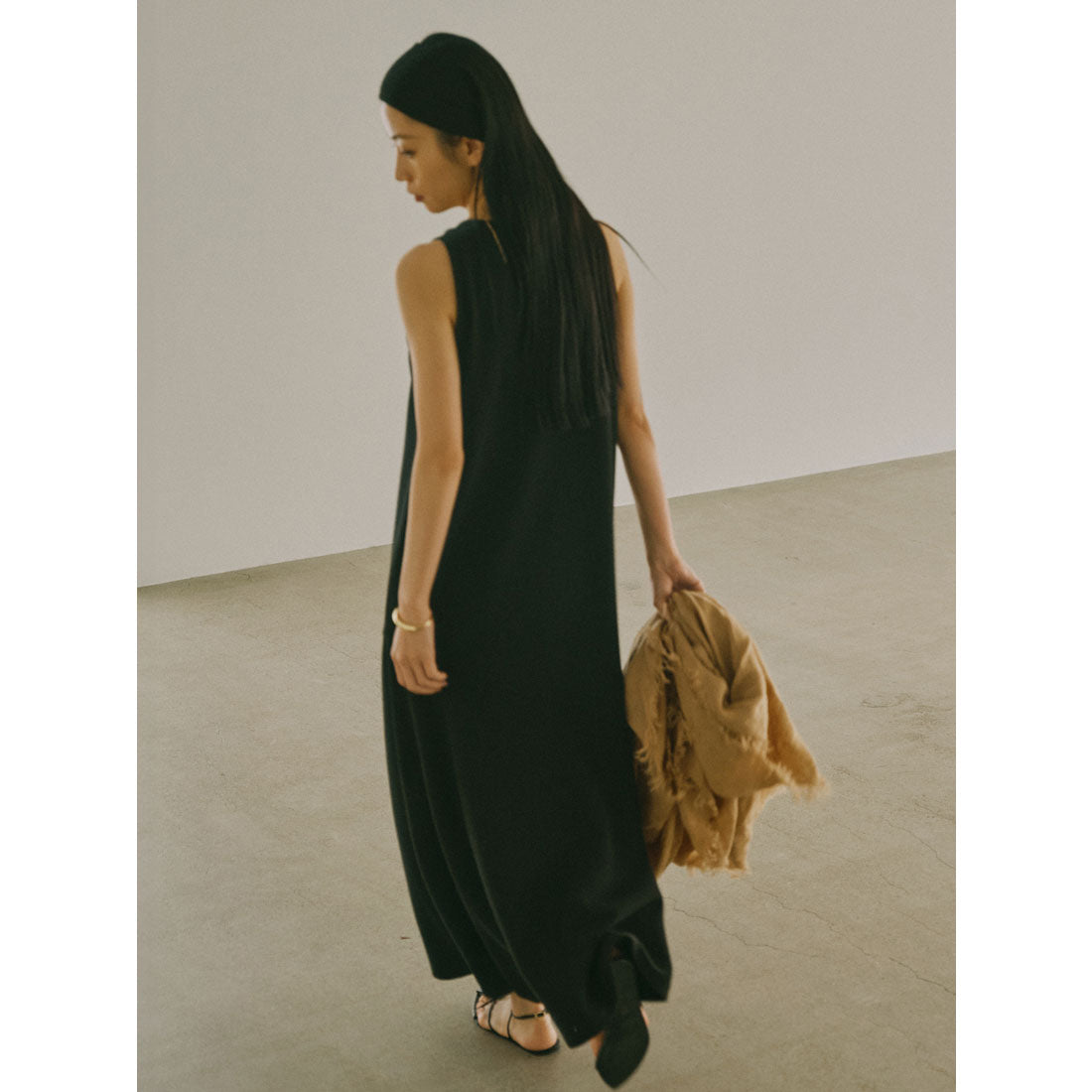 アニュアンス anuans テクスチャーカットワンピース (WHITE) WHITE