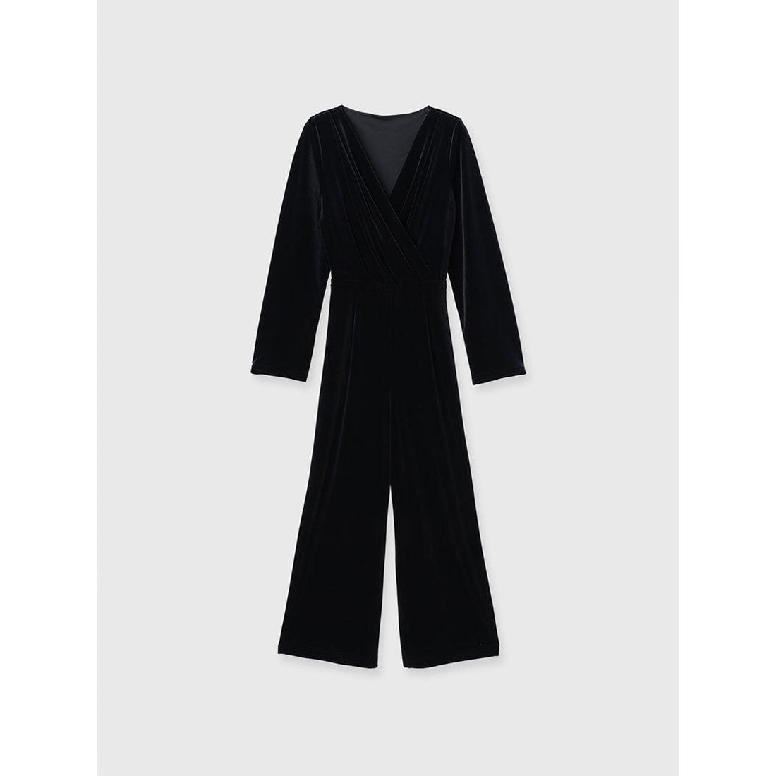 アニュアンス anuans ベロアカットオールインワン (BLACK) BLACK