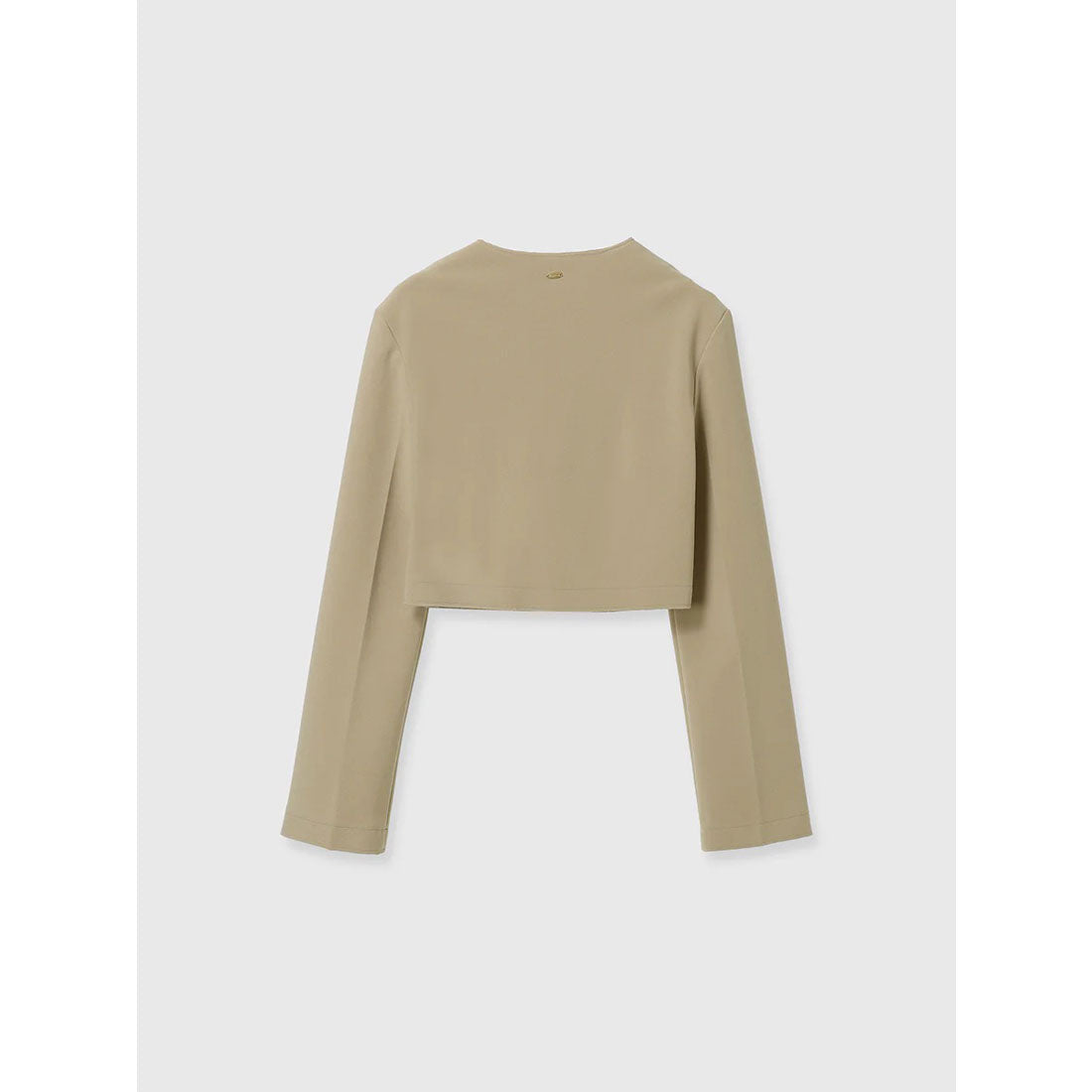 アニュアンス anuans カットジョーゼットショートカーディガン (BLACK) BLACK