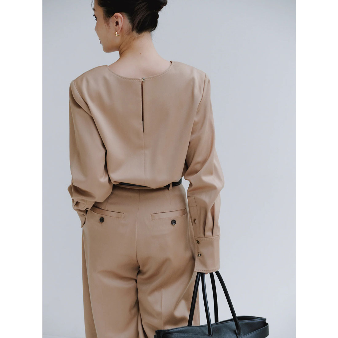 アニュアンス anuans グロスウールプルオーバー (BEIGE) BEIGE