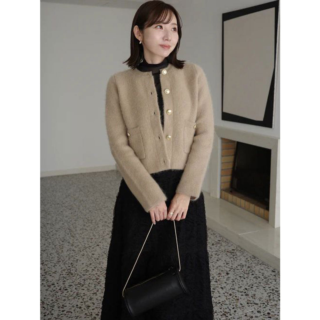 アニュアンス anuans エンブロイダリーシアーチュールスカート (IVORY) IVORY