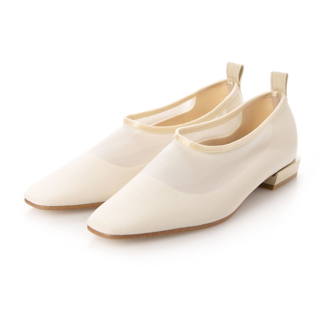 アポム APOM パワーネットパンプス20 日本製(アイボリー) アイボリー