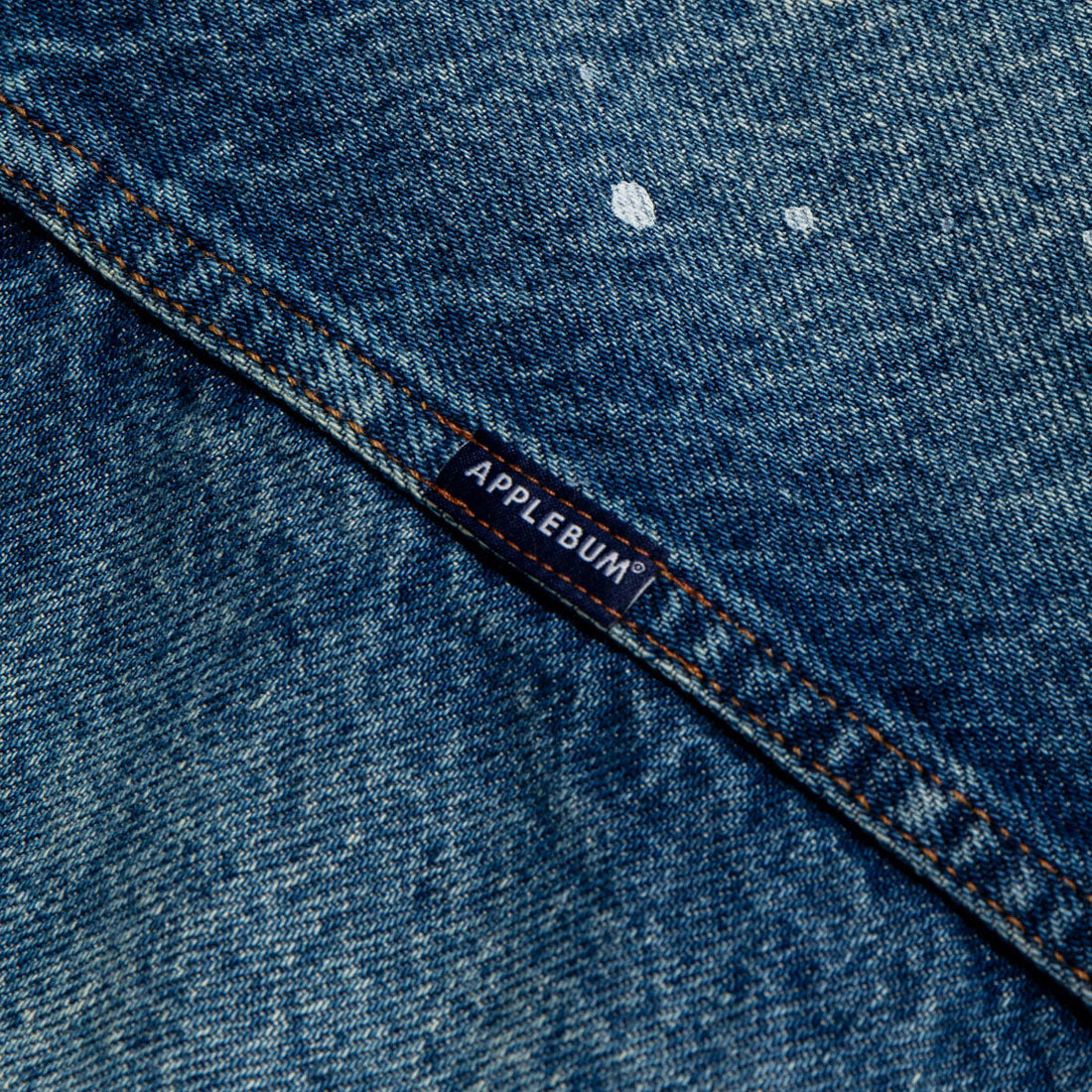アップルバム APPLEBUM APPLEBUM “Apple blossom Logo” Denim Jacket(アップルバム “アップル ブロッサム ロゴ” デニムジャケット) (BLUE) BLUE