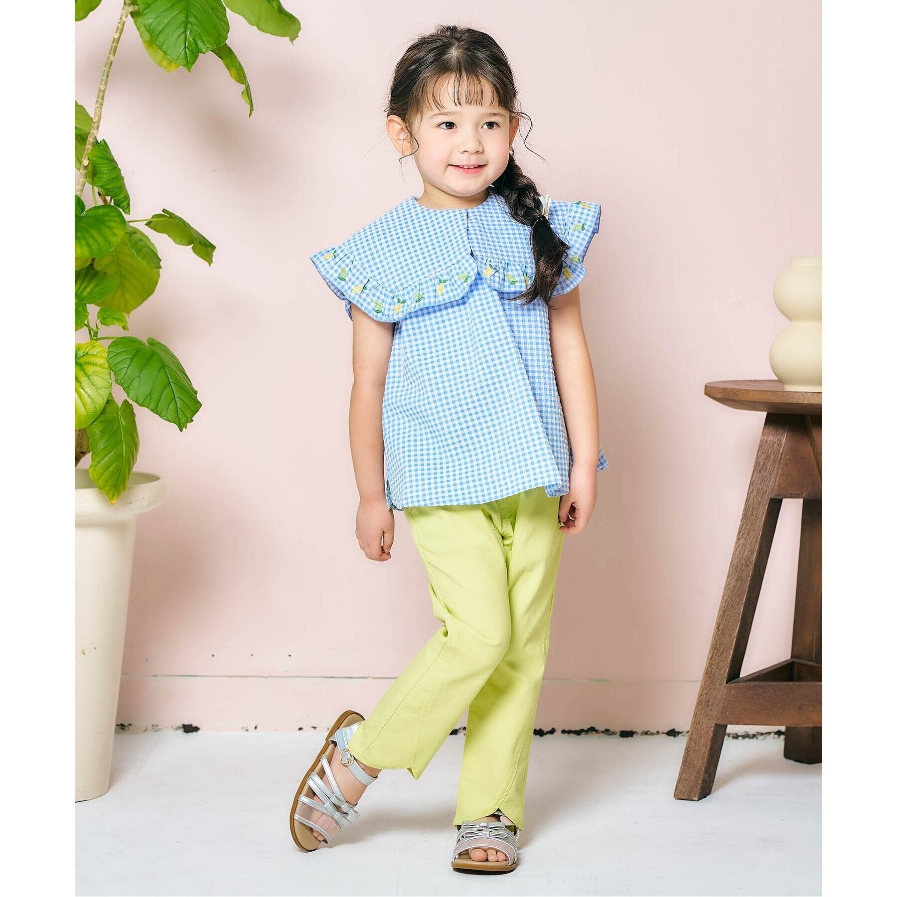 アプレ レ クール apres les cours リボンメッシュサンダル (アイボリー) アイボリー