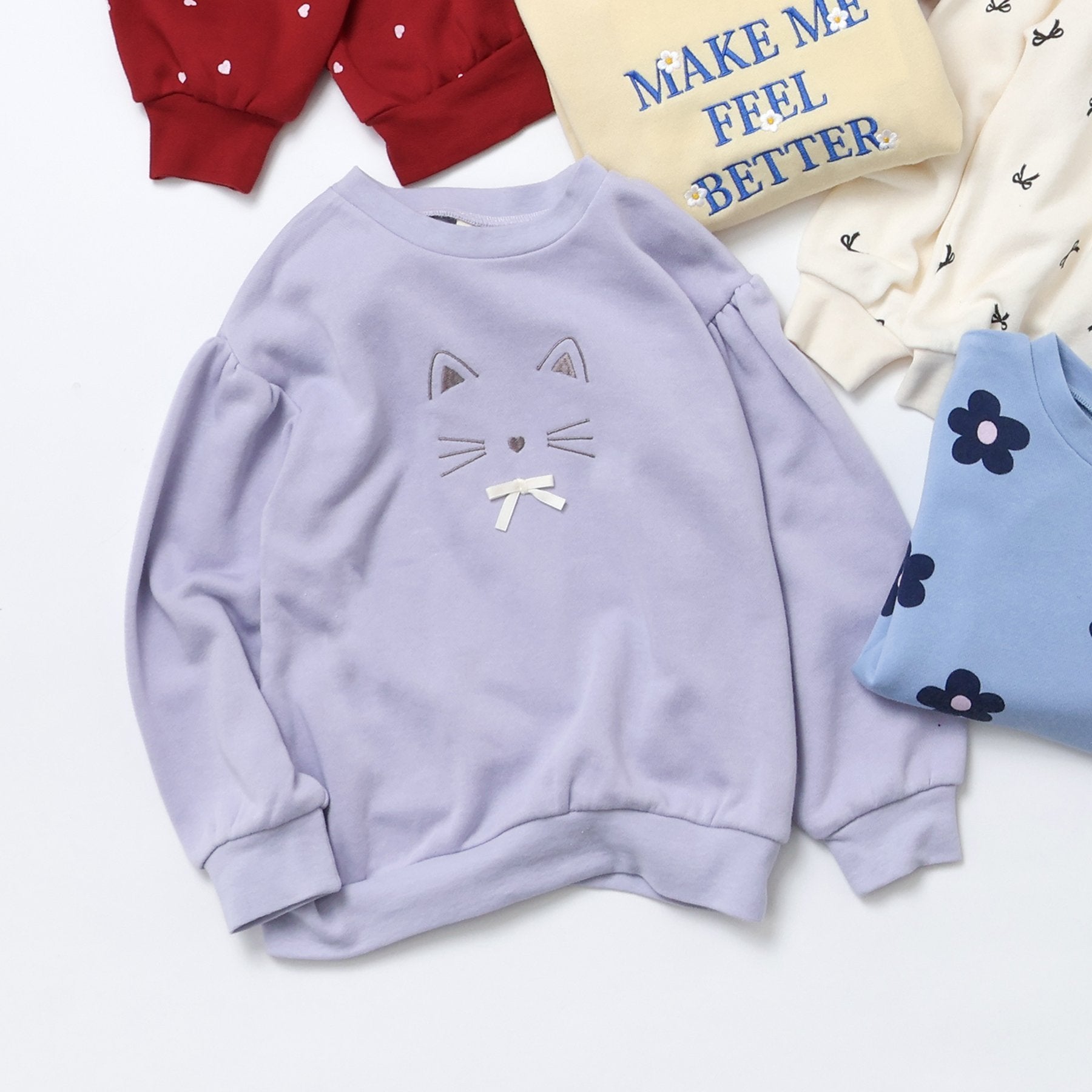 アプレ レ クール apres les cours 総柄・モチーフトレーナー|7days Style