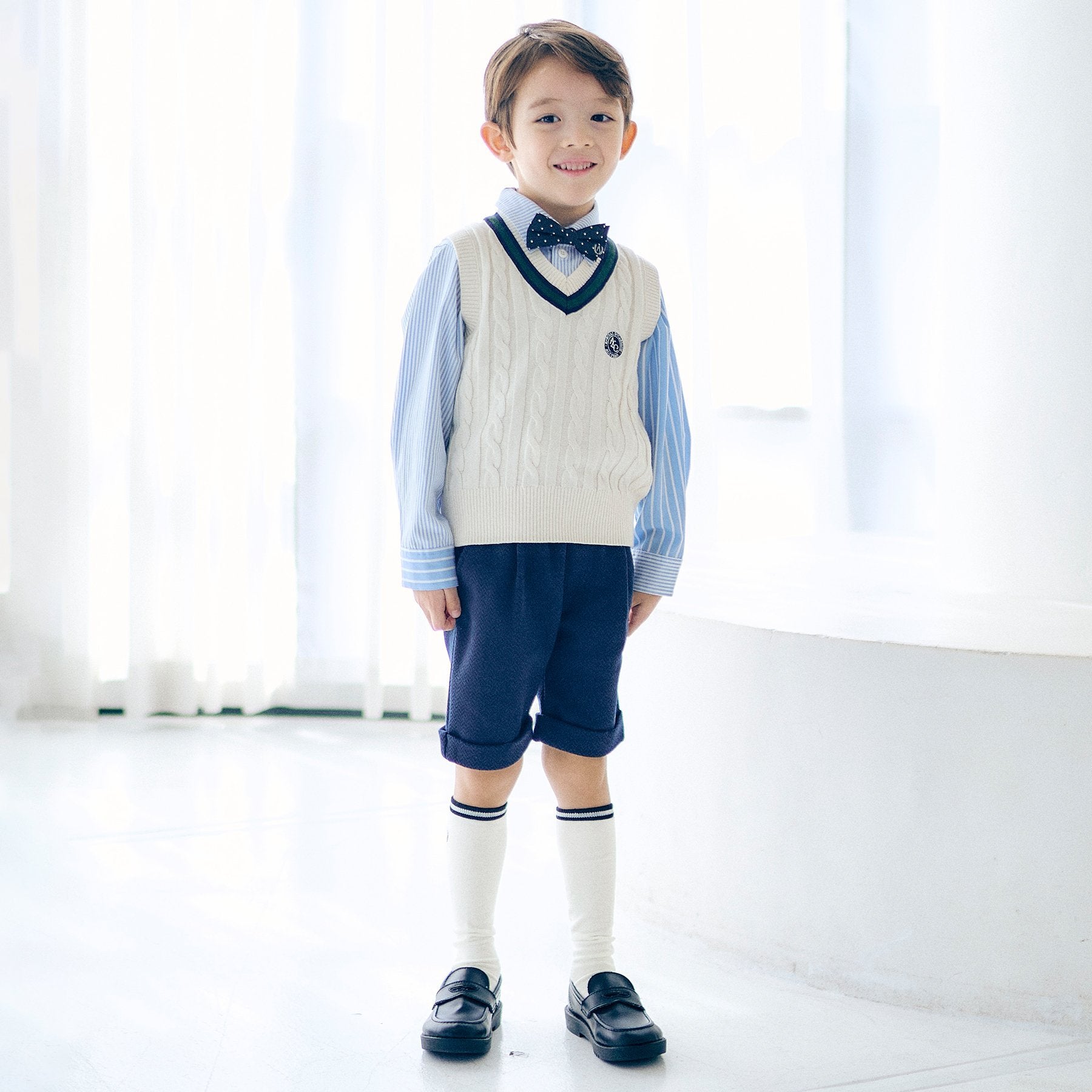 "Apres les cours" uniform high socks