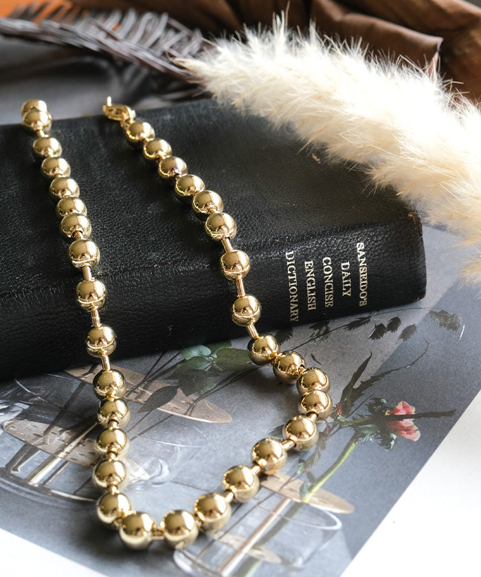 アクアガレージ aquagarage ボールチェーンネックレス レディース (シルバー) シルバー