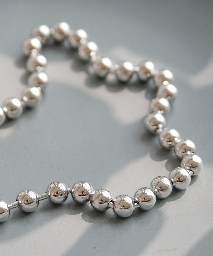 アクアガレージ aquagarage ボールチェーンネックレス レディース (シルバー) シルバー