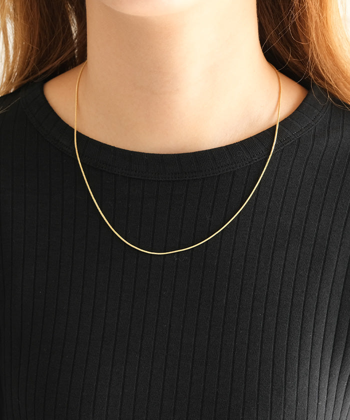 アクアガレージ aquagarage 2連ボールチェーンネックレス レディース (ゴールド) ゴールド