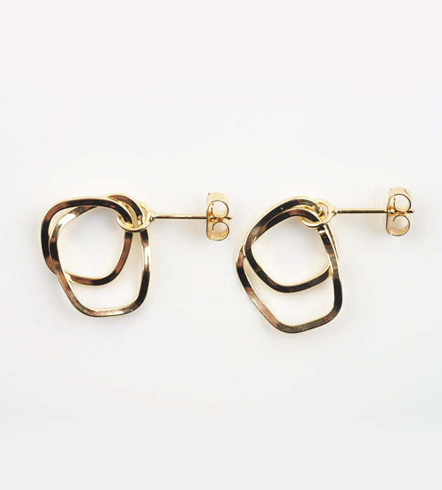 Aqua Garage aquagarage ★ Double Ring Stud Earrings