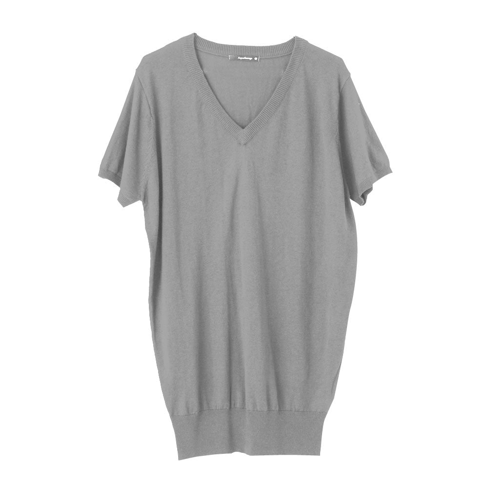 アクアガレージ aquagarage サマーニット 深Vネック ブラウジング