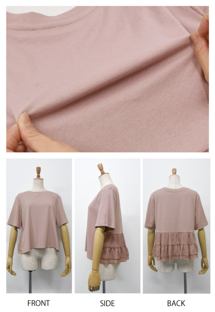 Aqua Garage Back Frill Cut and Sew