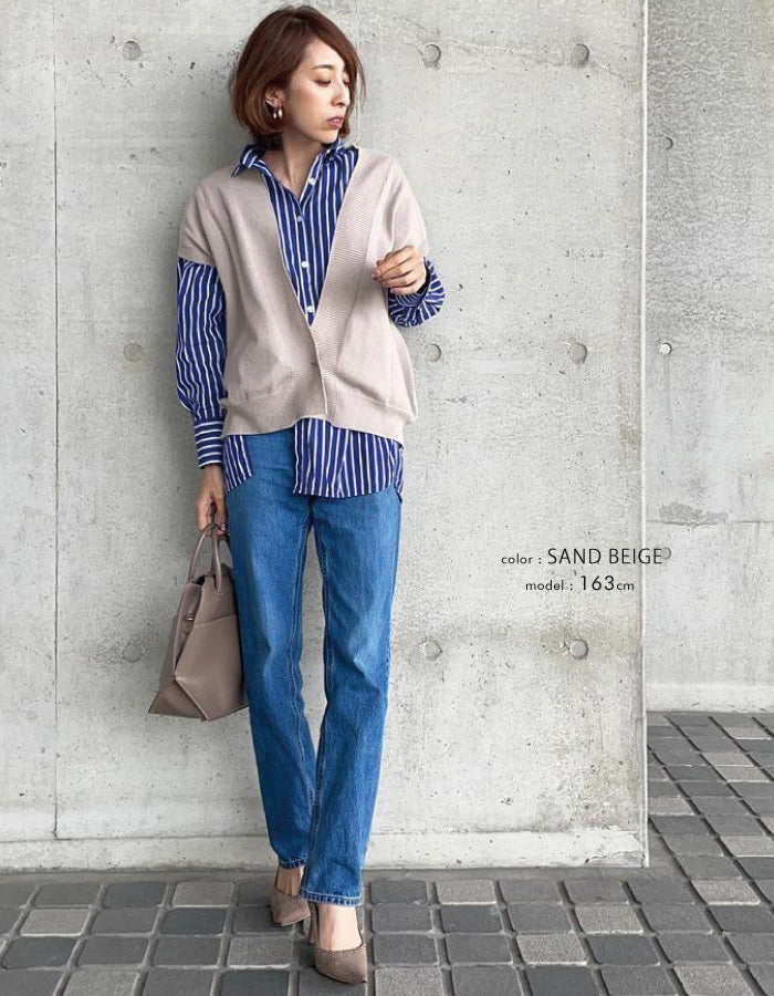 アクアガレージ aquagarage ニットベストカーディガン セーター