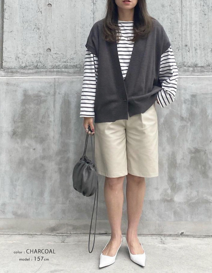 アクアガレージ aquagarage ニットベストカーディガン セーター