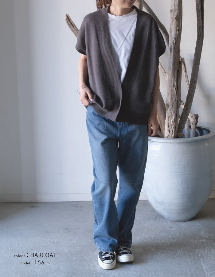 アクアガレージ aquagarage ニットベストカーディガン セーター