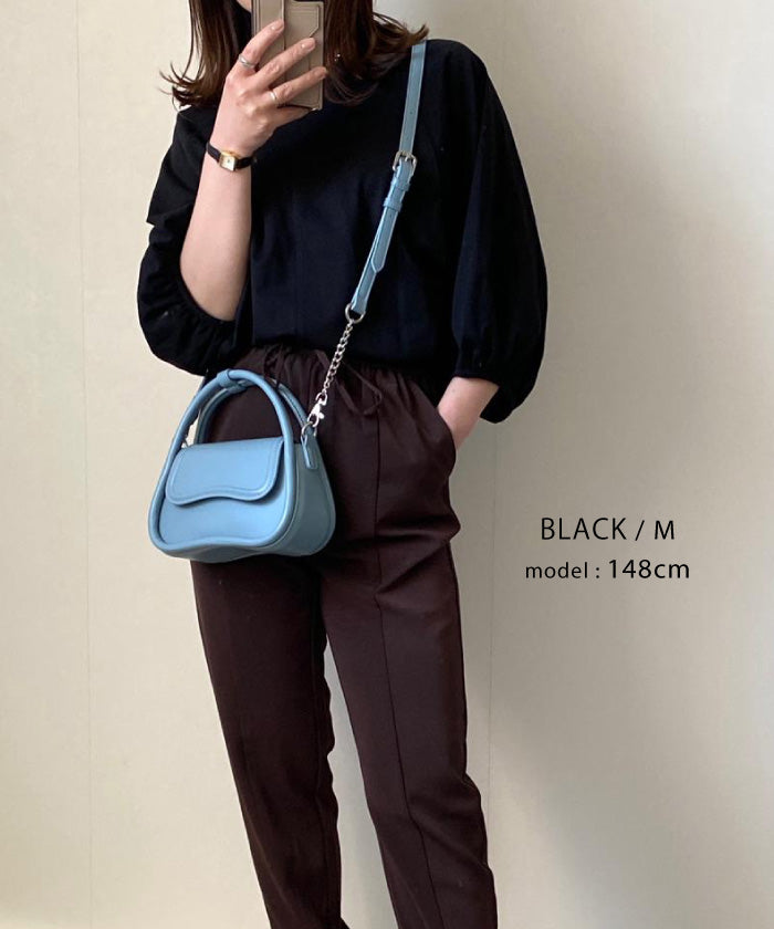 アクアガレージ aquagarage ボリューム袖カットソー レディース 春 夏 秋 (ピンク) ピンク