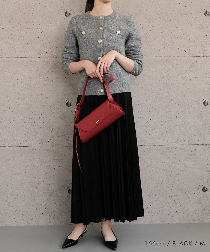 アクアガレージ aquagarage スエードプリーツロングスカート レディース | アクアガレージ aquagarage 予約(8月下旬頃) (チャコール) チャコール