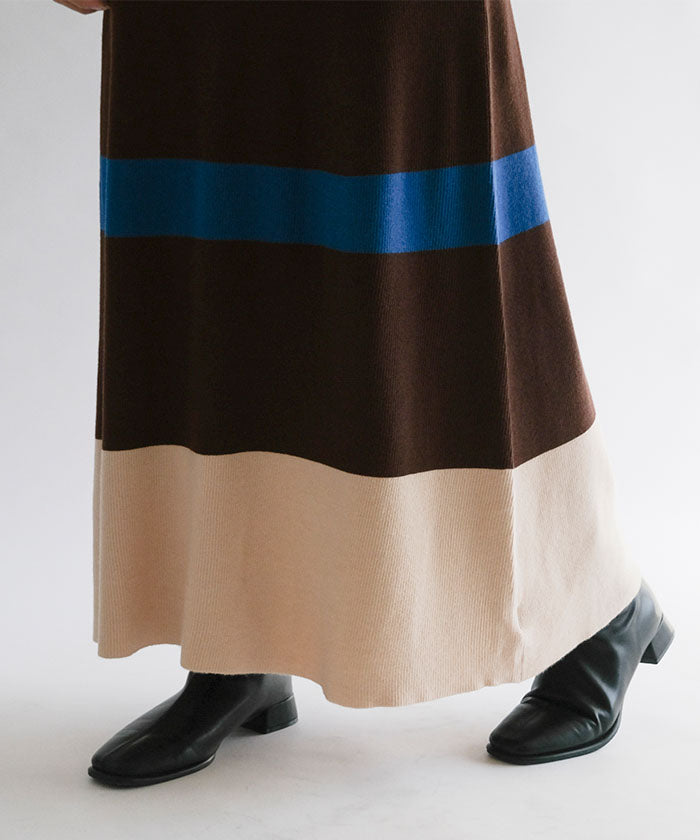 アクアガレージ aquagarage Aラインニットワンピース レディース 秋 冬 | アクアガレージ aquagarage (ブラック) ブラック