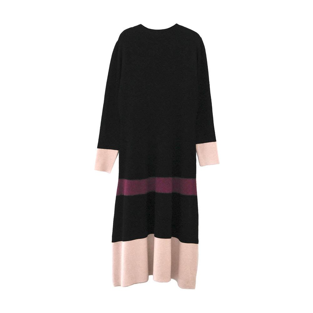 アクアガレージ aquagarage Aラインニットワンピース レディース 秋 冬 | アクアガレージ aquagarage (ブラック) ブラック