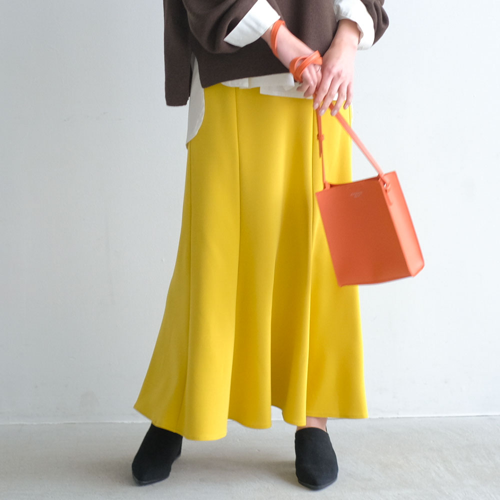 アクアガレージ aquagarage スカート ボトムス レディース 春 秋 マーメイドスカート (ライム) ライム