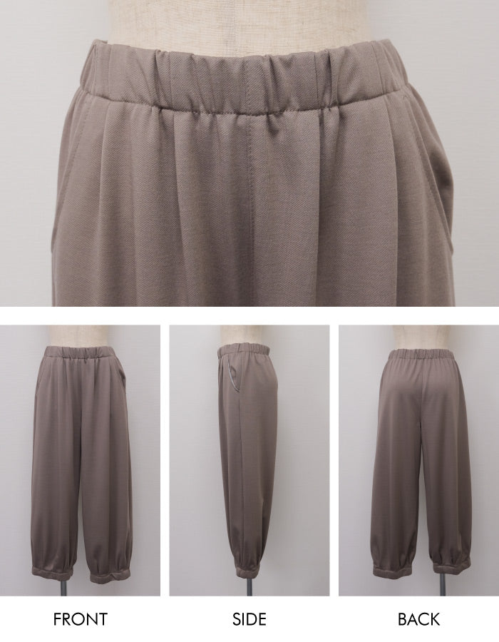 アクアガレージ aquagarage バルーンパンツ レディース (グレージュ) グレージュ