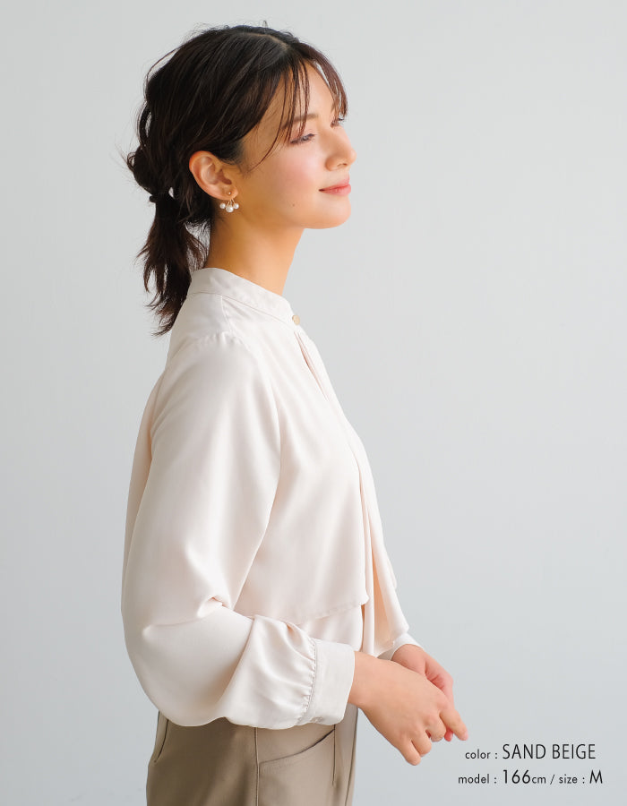 アクアガレージ aquagarage ブラウススカーフタイブラウス