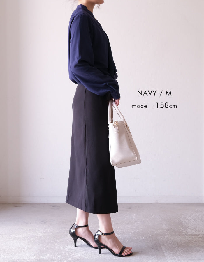 アクアガレージ aquagarage ブラウススカーフタイブラウス