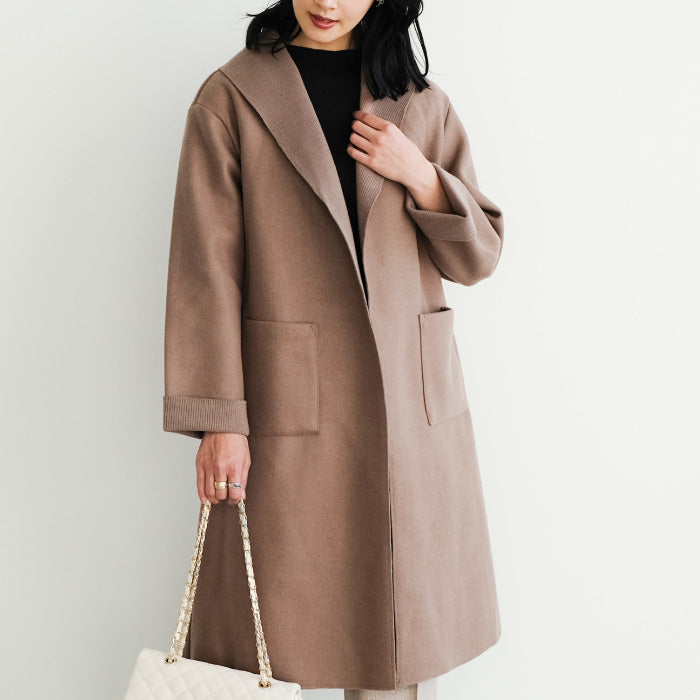 アクアガレージ aquagarage ロングニットコート ニット カーディガン レディース 秋 冬 長袖 大きいサイズ ロングカーディガン ロング丈 ロングガウン トッパーカーディガン 長め コーディガン シンプル 長そで アウター