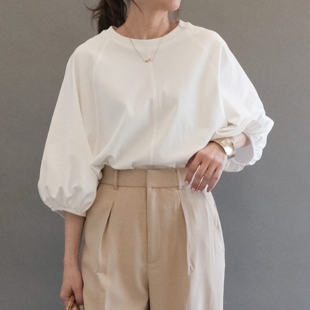 アクアガレージ aquagarage ボリューム半袖Tシャツ (ホワイト) ホワイト