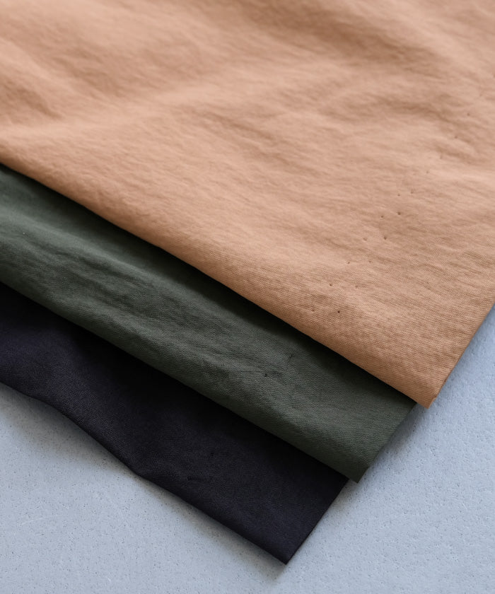 アクアガレージ aquagarage タックフレアロングスカート 春 秋 冬 ギャザースカート Aライン (ブラック) ブラック