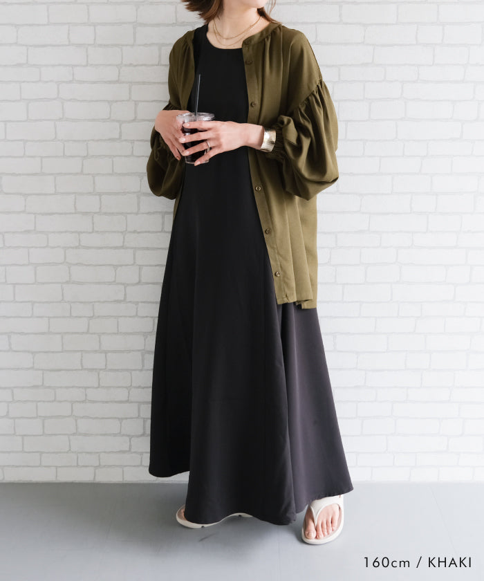 アクアガレージ aquagarage 水陸両用リネンライクバンドカラーラッシュガード