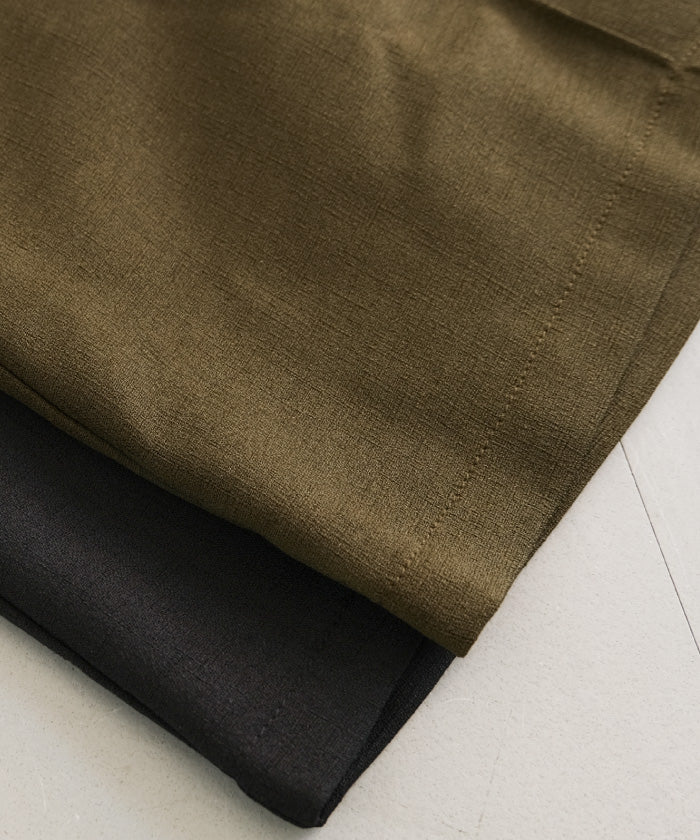 Aqua Garage aquagarage Water and Land Dual-Use Linen-Like Short Pants