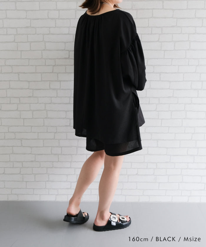 アクアガレージ aquagarage 水陸両用リネンライクショートパンツ